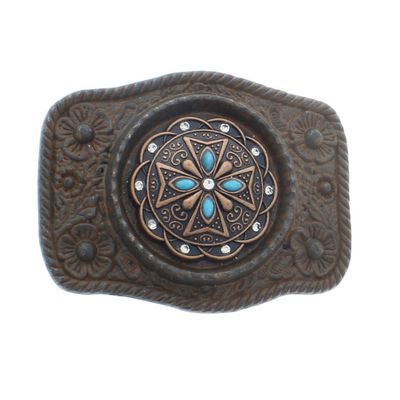 Rustic Copper Belt Buckle