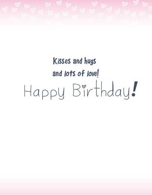 Horse Birthday Card: Horse Kiss