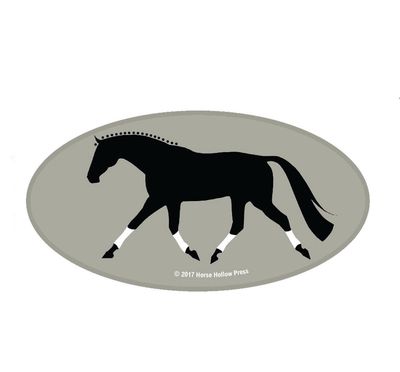 Horse Hollow Press - Horse Laptop, Cell Phone &amp; Helmet Sticker: TB/WB w/ Wraps