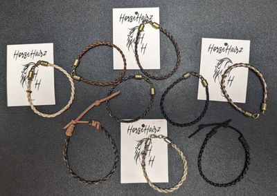 HorseHairz Equestrian Horse Hair Braded Bracelet