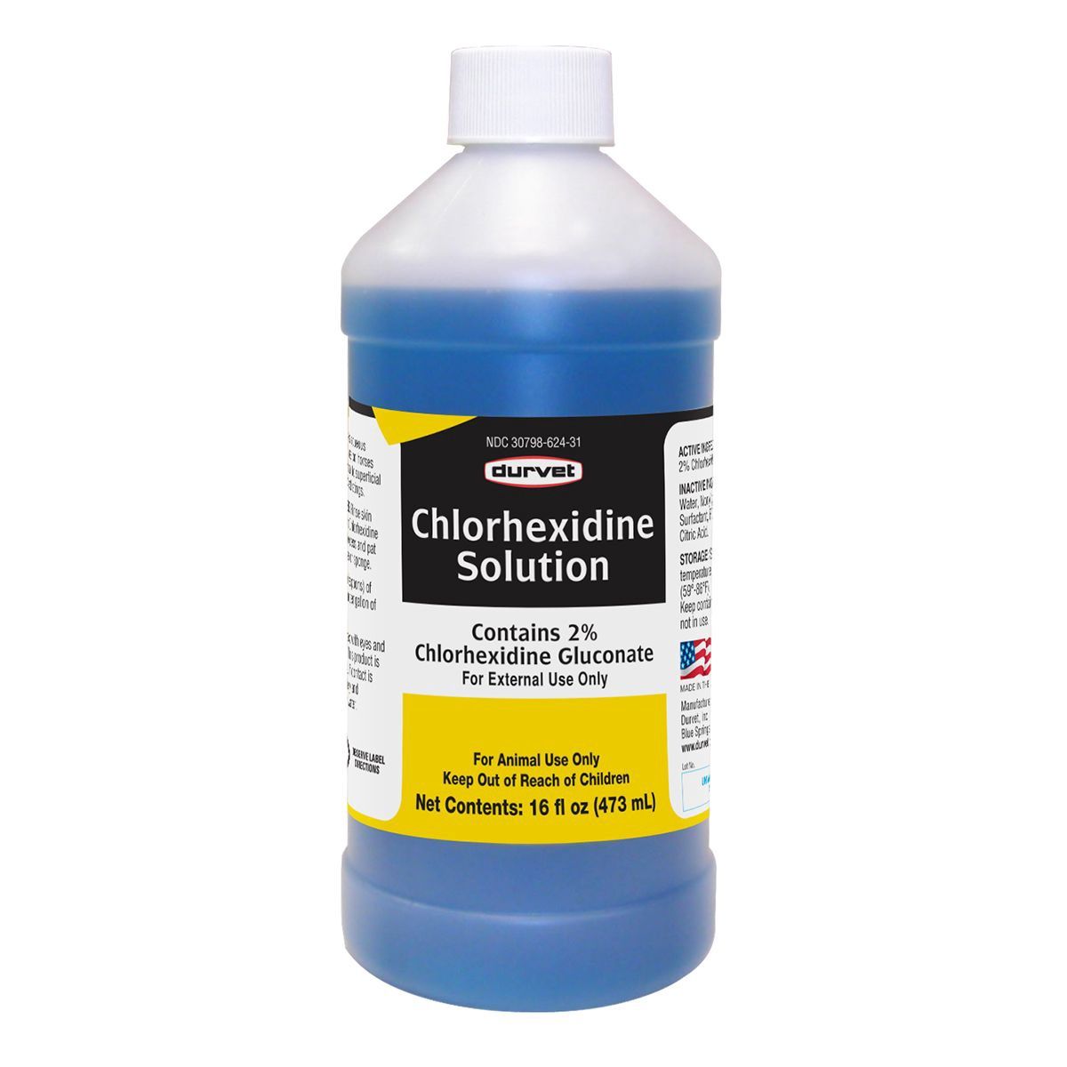 DURVET Chlorhexidine 2% Solution 16 fl oz