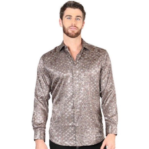 El General Western Wear - Brown Casual Long-Sleeve Shirt