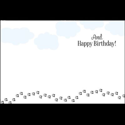 Horse Birthday Card: Happy Trails