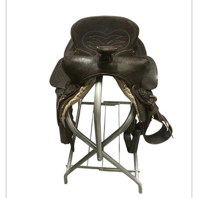KHS-C 15" Dark Brown Western Saddle