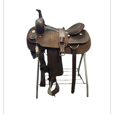KHS-C 16.5" Billy Cook Western Trail Saddle w/ back cinch