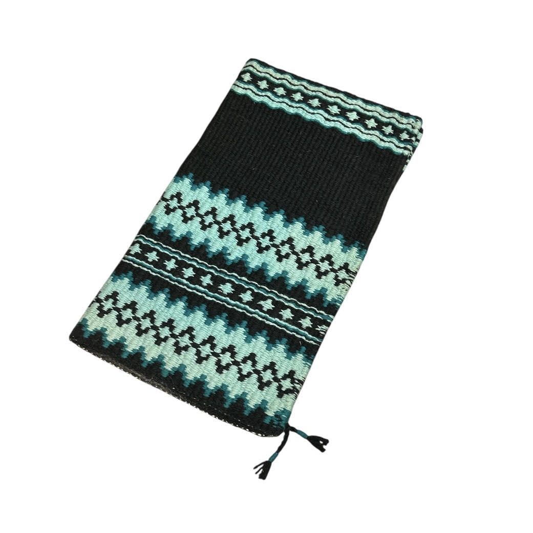 KHS-C Custom Saddle Blanket Teal/Black