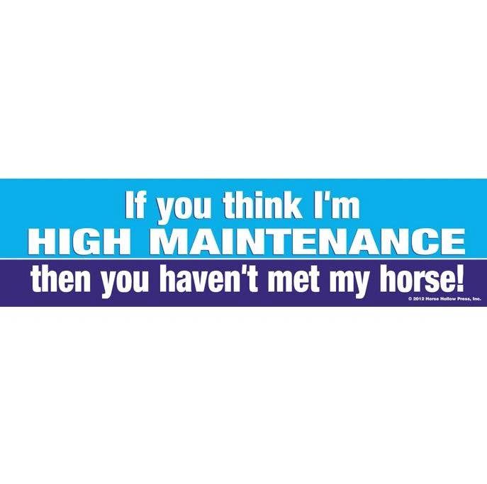 Bumper Sticker: If You Think I'm...