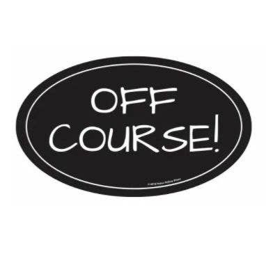 Horse Sticker: Off Course!