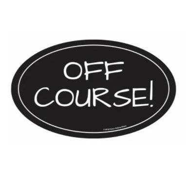 Horse Sticker: Off Course!