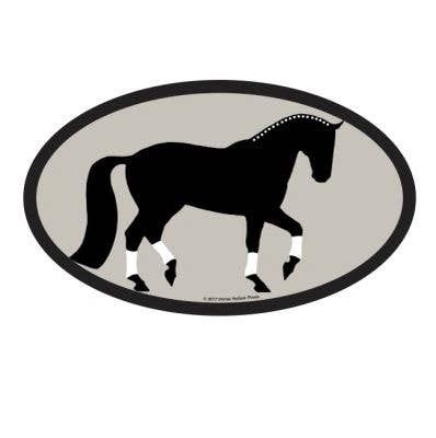 Horse Sticker: Passage Dressage