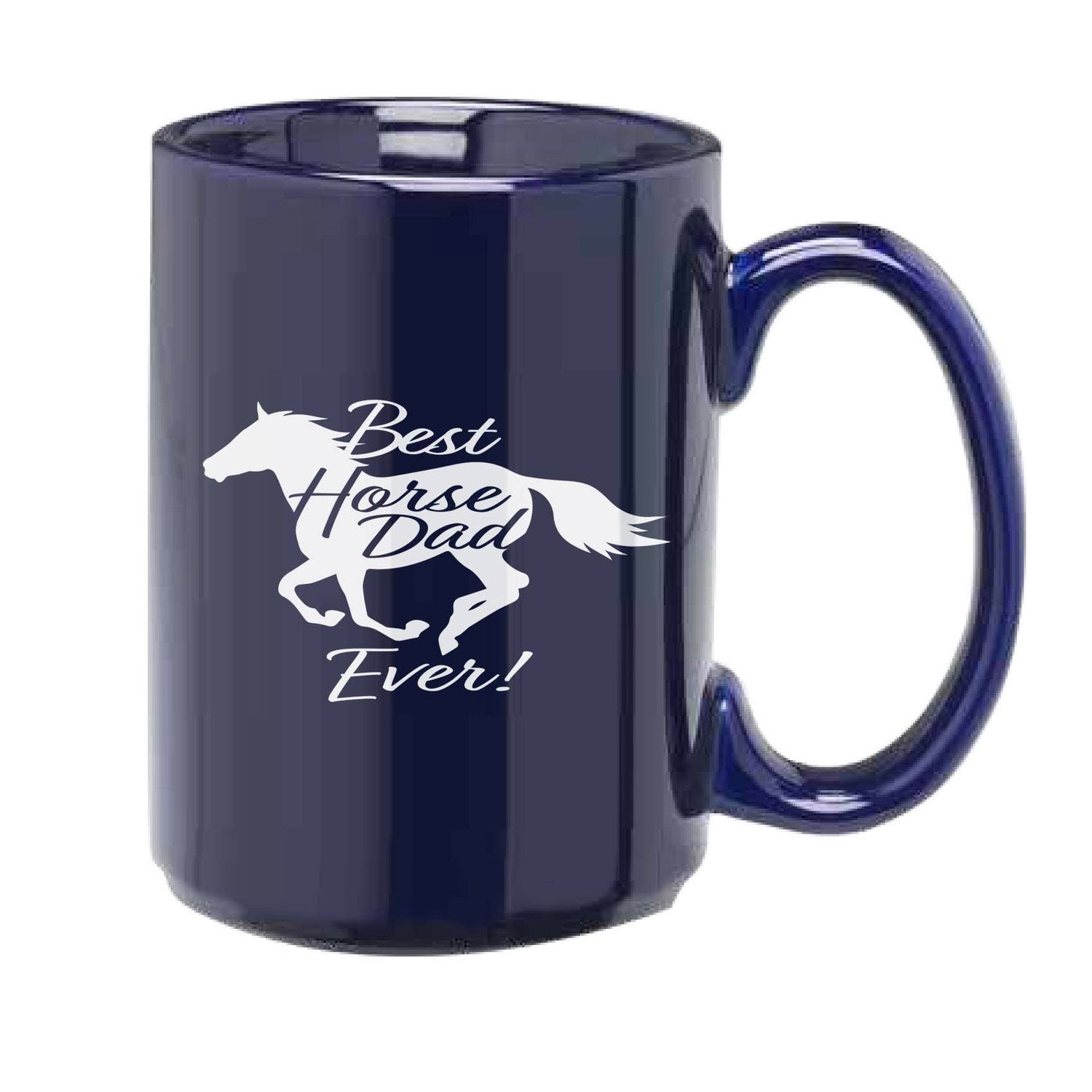 K &amp; Co 15oz Horse Dad Mug