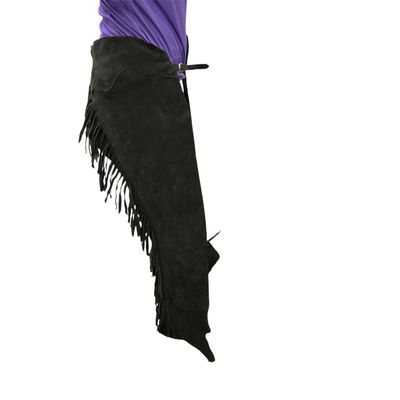 KHS-E (M) Black Suede Chaps