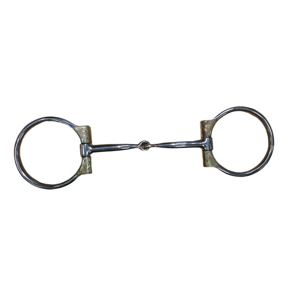 KHS-E 5.25" Coronet Engraved D-Ring Snaffle Bit