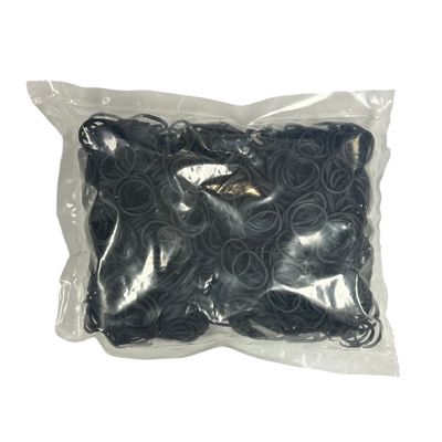 Black Rubber Braiding bands
