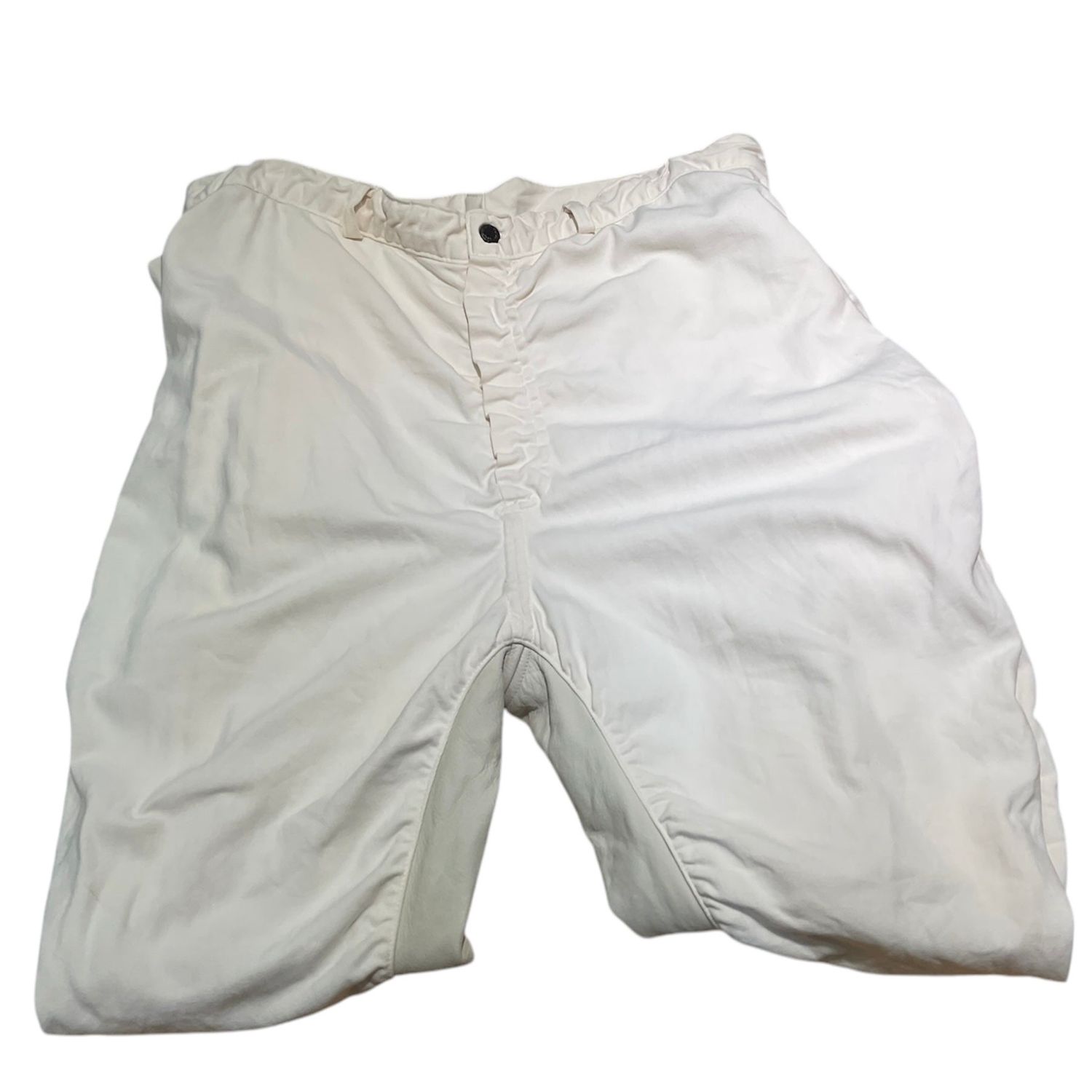 KHS-E Equiwear Leather Full-Seat White Breech