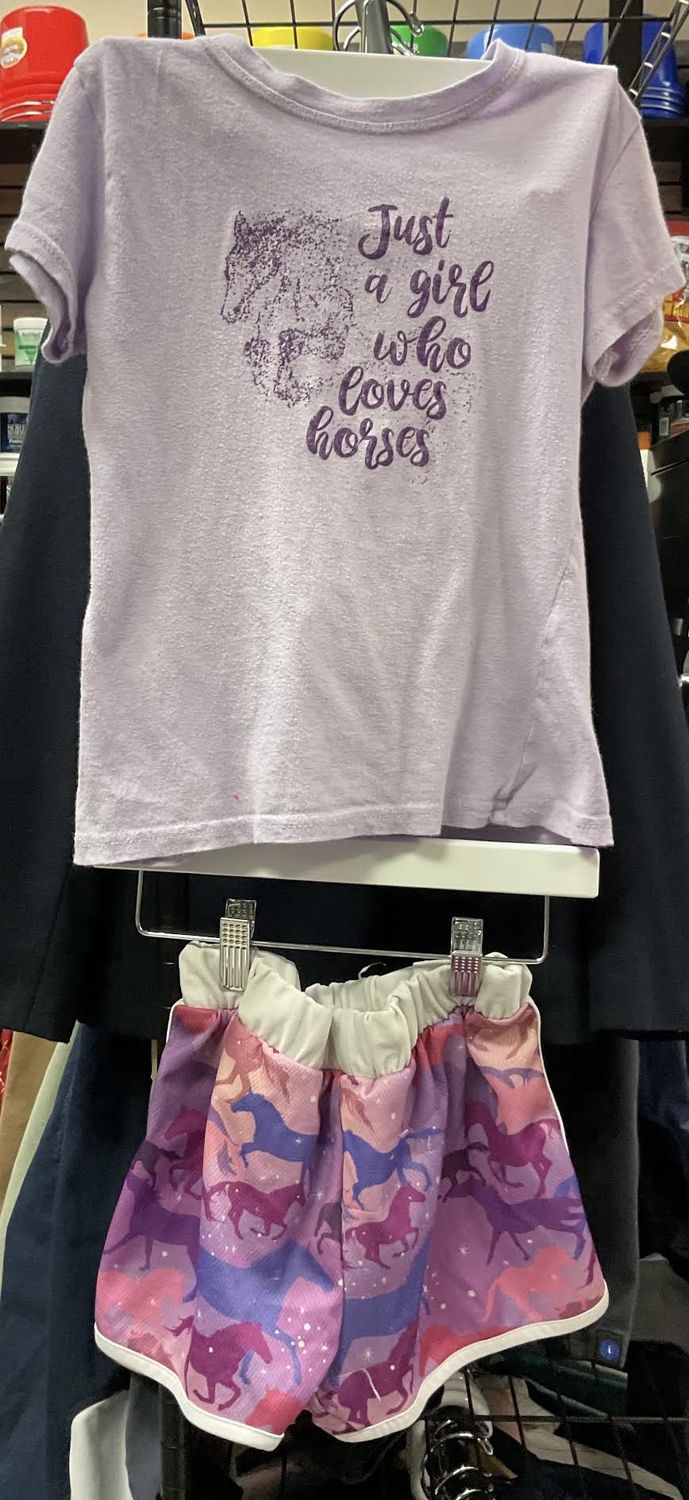 KHS-E Girls 10Y Urban Smalls Shirt and Shorts Set