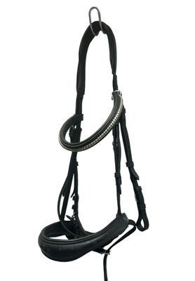 KHS-C Kieffer Black Dressage Bridle 3345