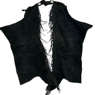 KHS-E 14 Suede Full Chaps with Fringe