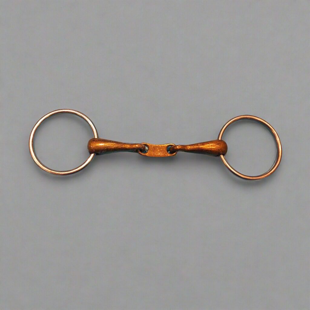 KHS-E 5.25" Loose Ring French Link Snaffle Bit