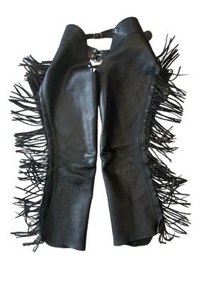 KHS-E Black Full Chap with fringe