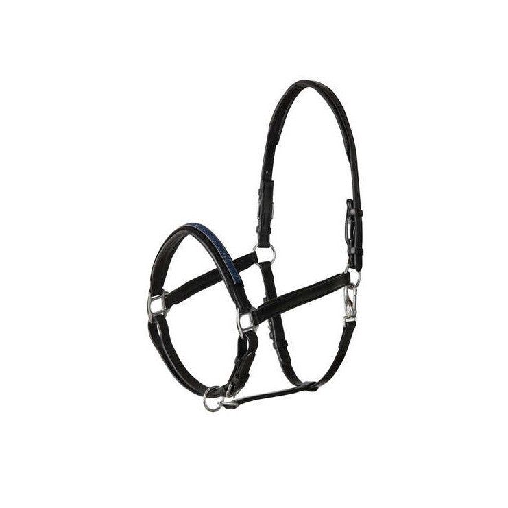 KHS-E Leather Halter with Crystal Nose Band