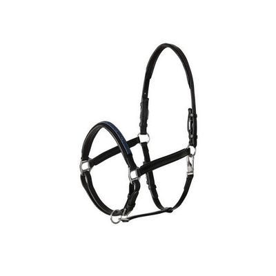 KHS-E Leather Halter with Crystal Nose Band