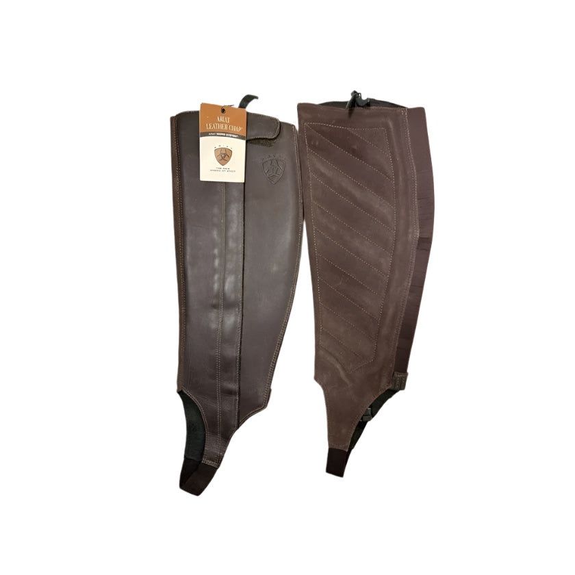 KHS-E Ariat® Leather w/ Suede Half Chaps