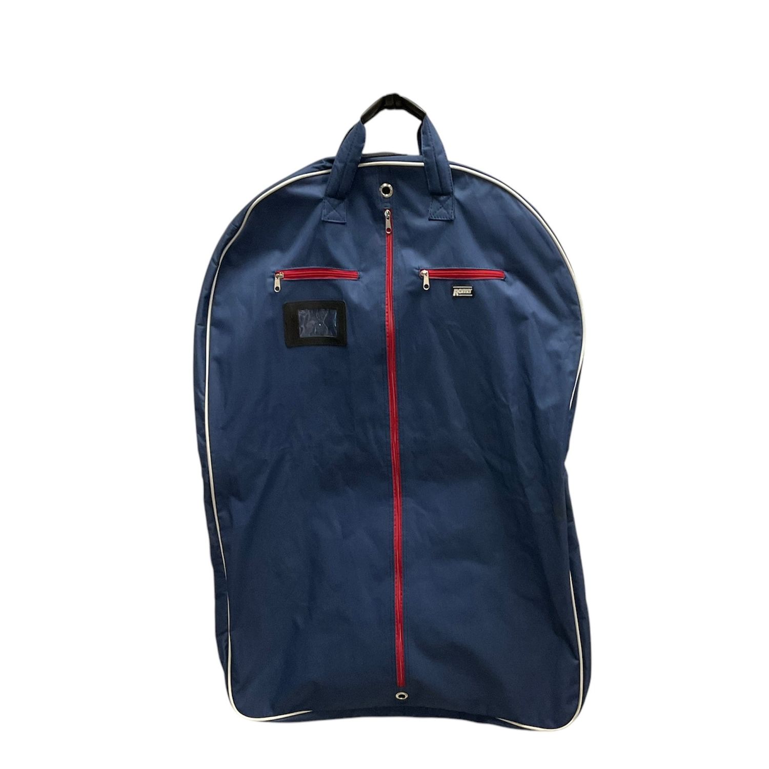 KHS-E Roma Garment Bag Navy, Red and White