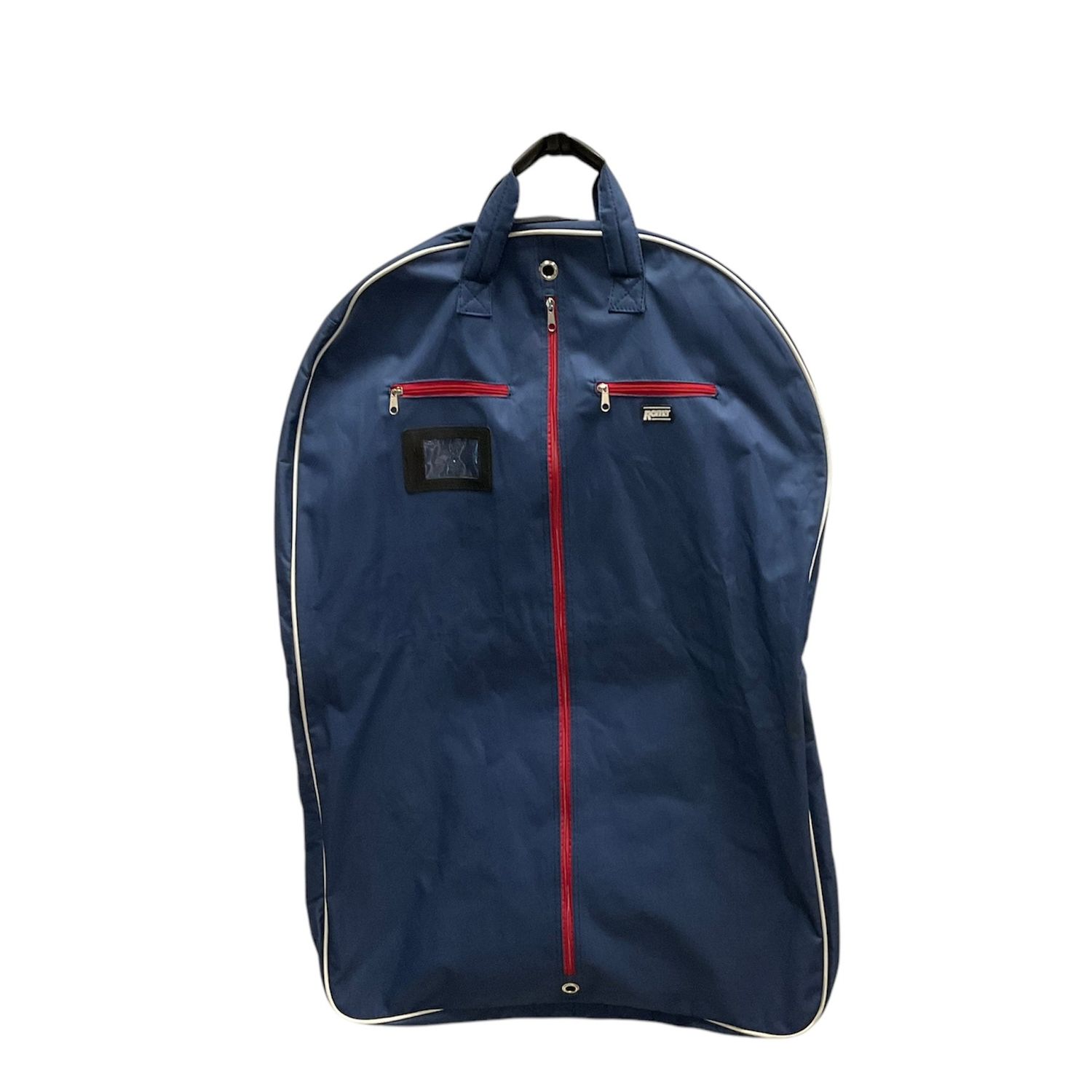 KHS-E Roma Garment Bag Navy, Red and White