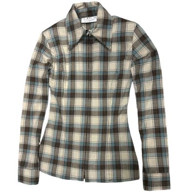 KHS-E Women's Show Diva Design Zip Front Show Shirt