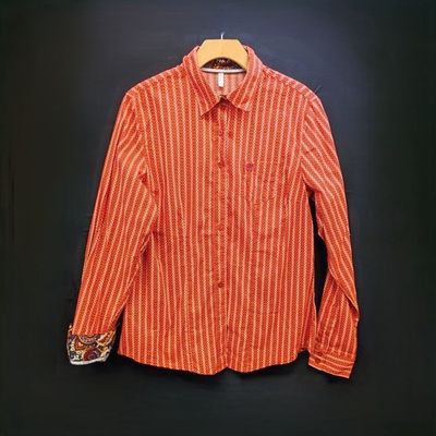 KHS-E L Button-Down Orange Show Shirt