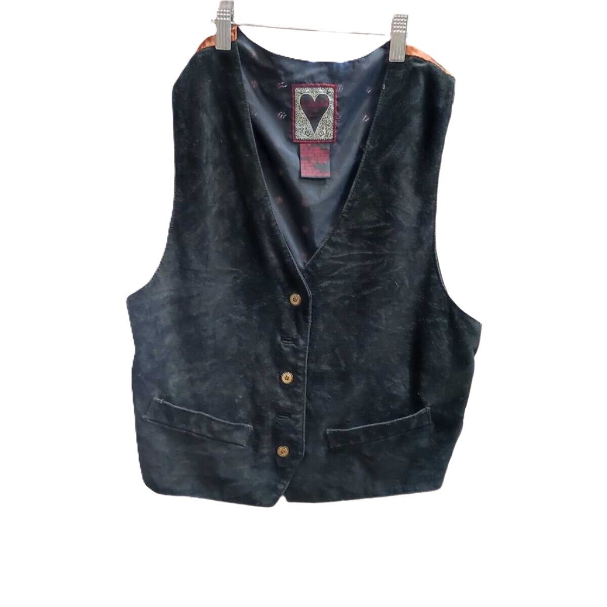 KHS-E Women's Leather Show Vest