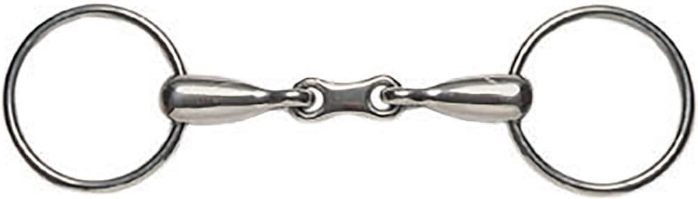 Korsteel 5" French Link Loose Ring Snaffle Bit