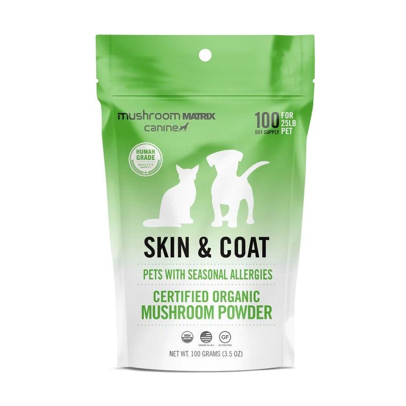 Mushroom Matrix Canine Skin &amp; Coat Matrix - 100 g pouch