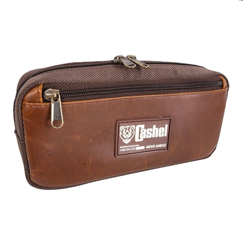 Pommel Bag w/ Distressed Leather