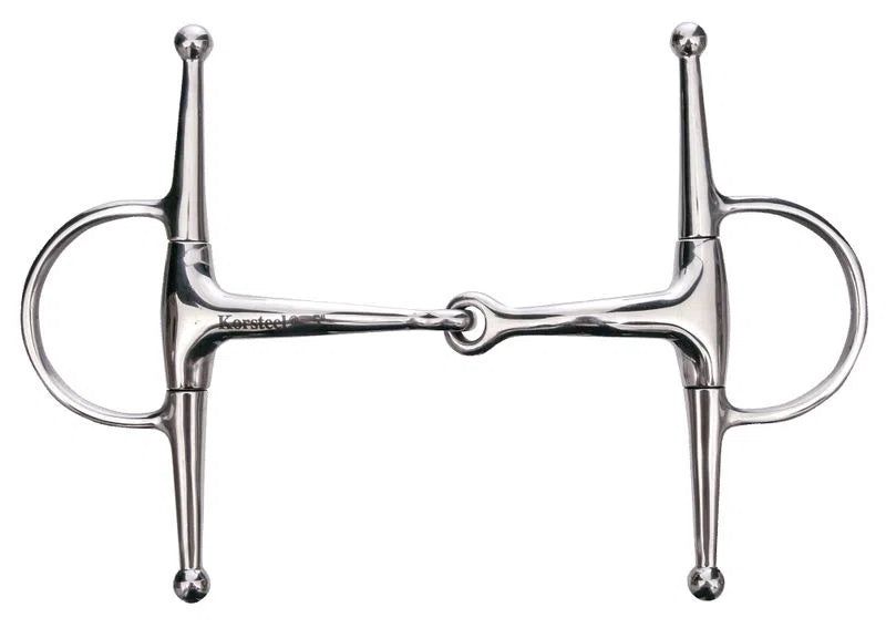 Korsteel 5.5" JP Jointed Full Cheek Eggbutt Snaffle Bit