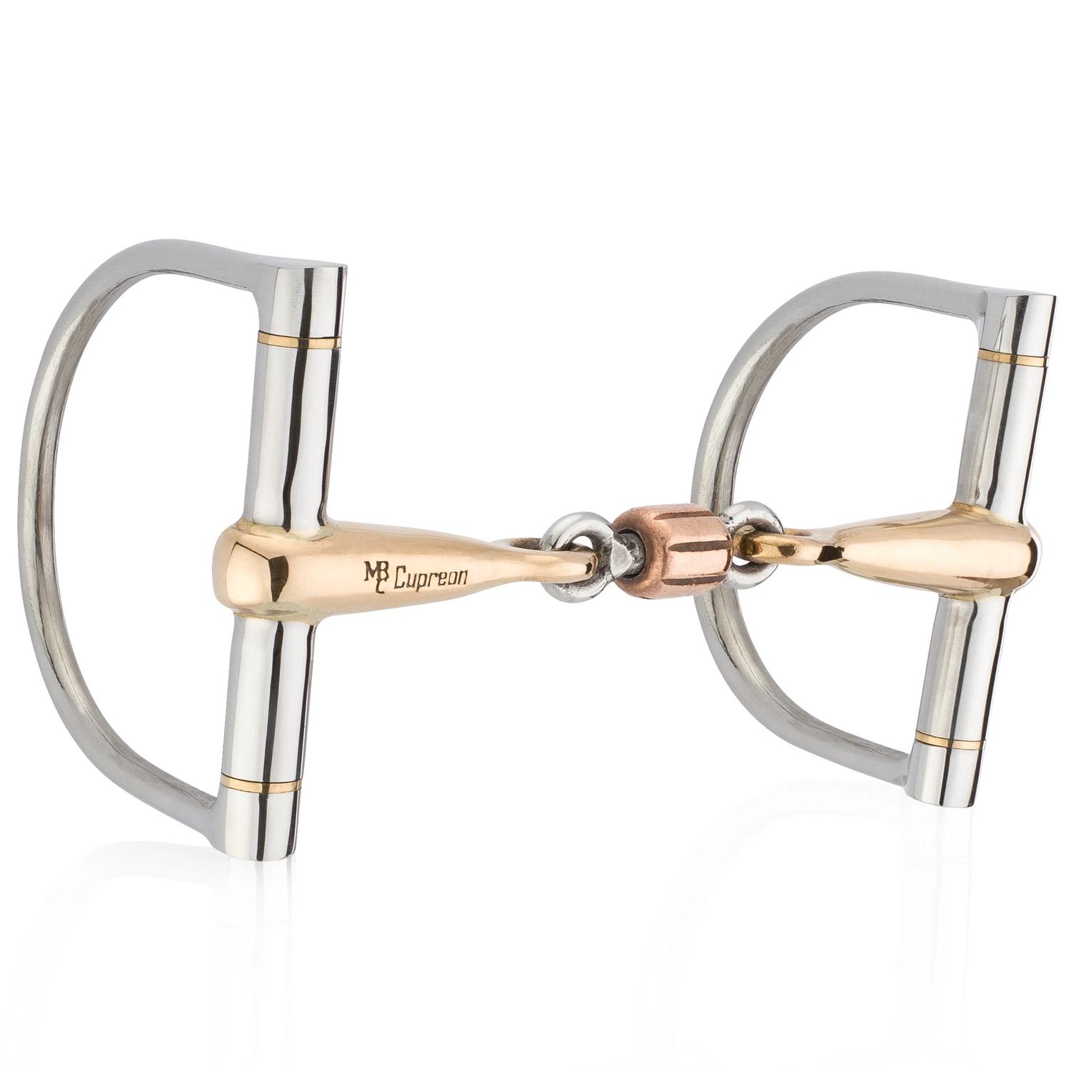 Mikmar 5" D-Ring Snaffle with French Link Roller Mouthpiece