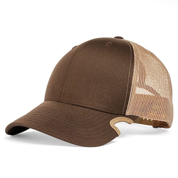 Notch Classic Adjustable Brown/Khaki Trucker Blank