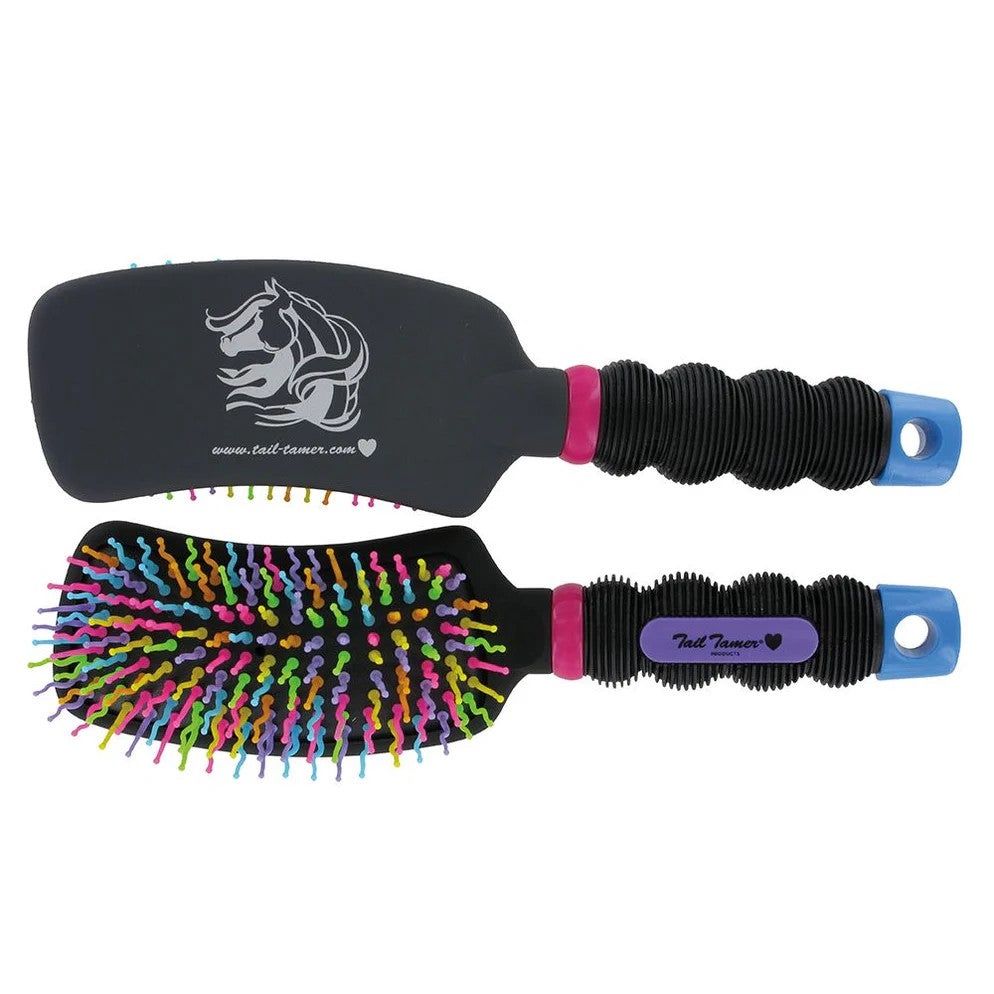 PC Tail Tamer Curved Rainbow Brush