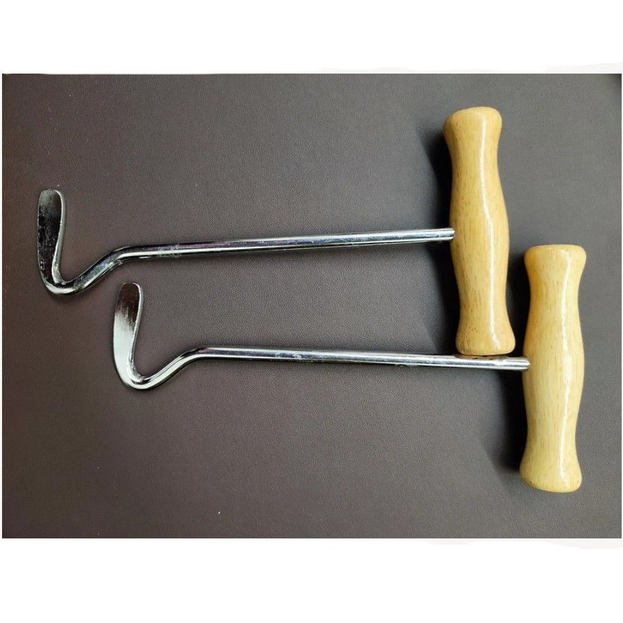 KHS-E Wood Handle Boot Hooks