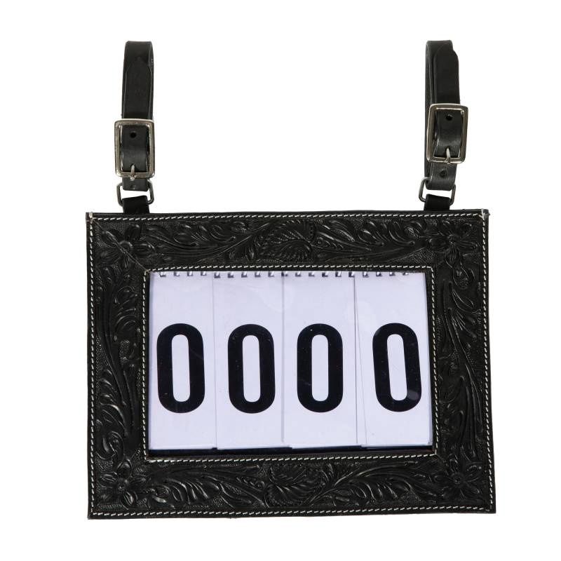 Tooled Number Holder, Color: BLK