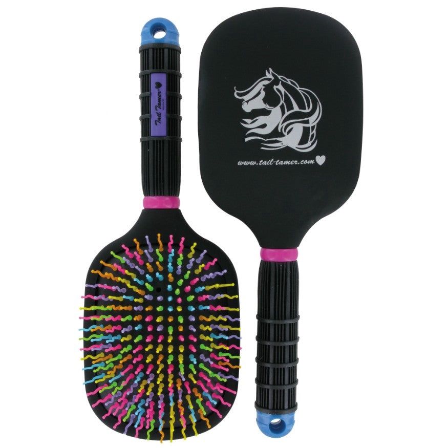 Rainbow Paddle Brush