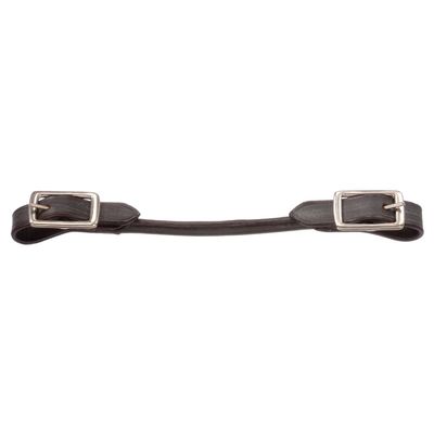 RK Rolled Leather Curb Strap