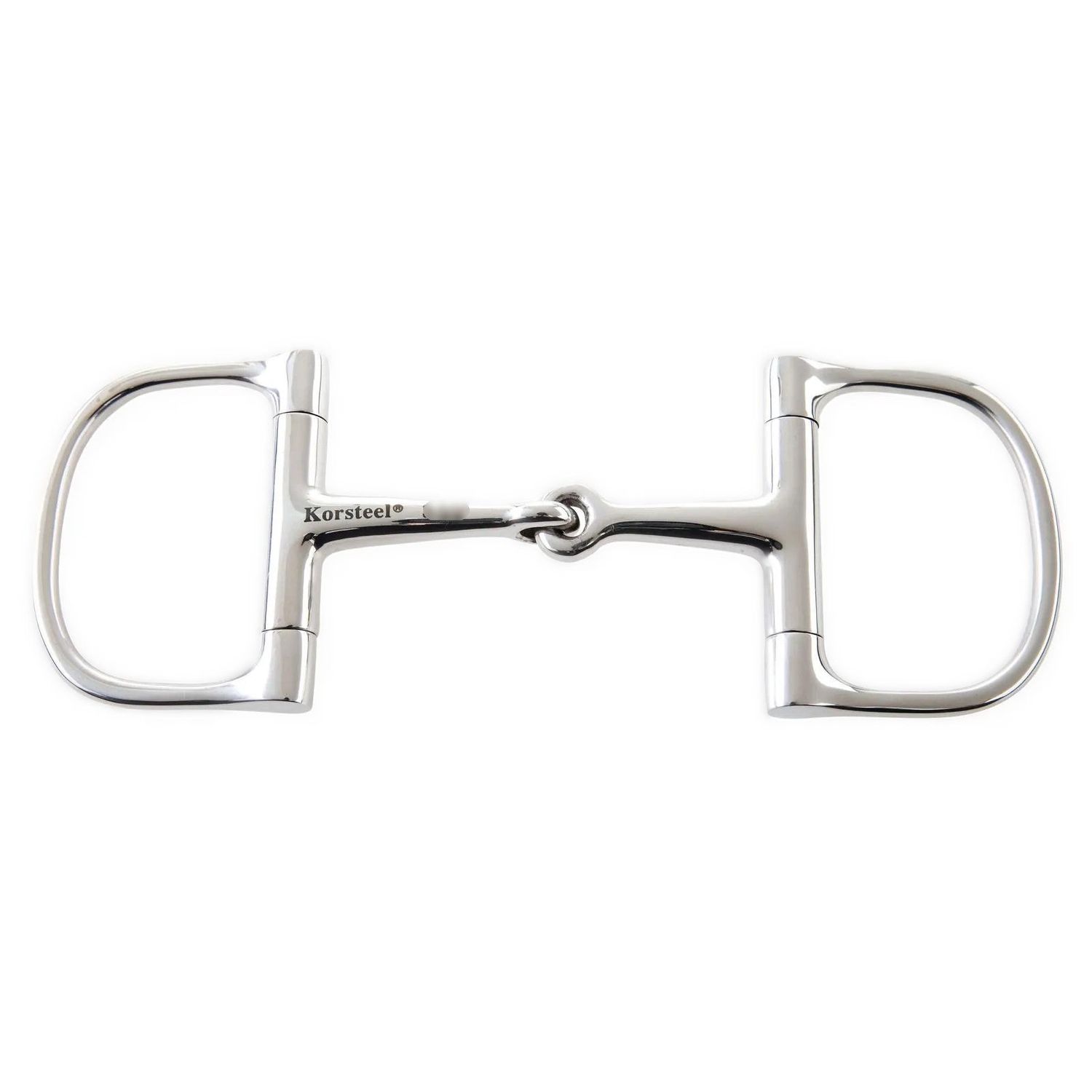 Korsteel 4.25" Barrel Racing D-Ring Snaffle Bit