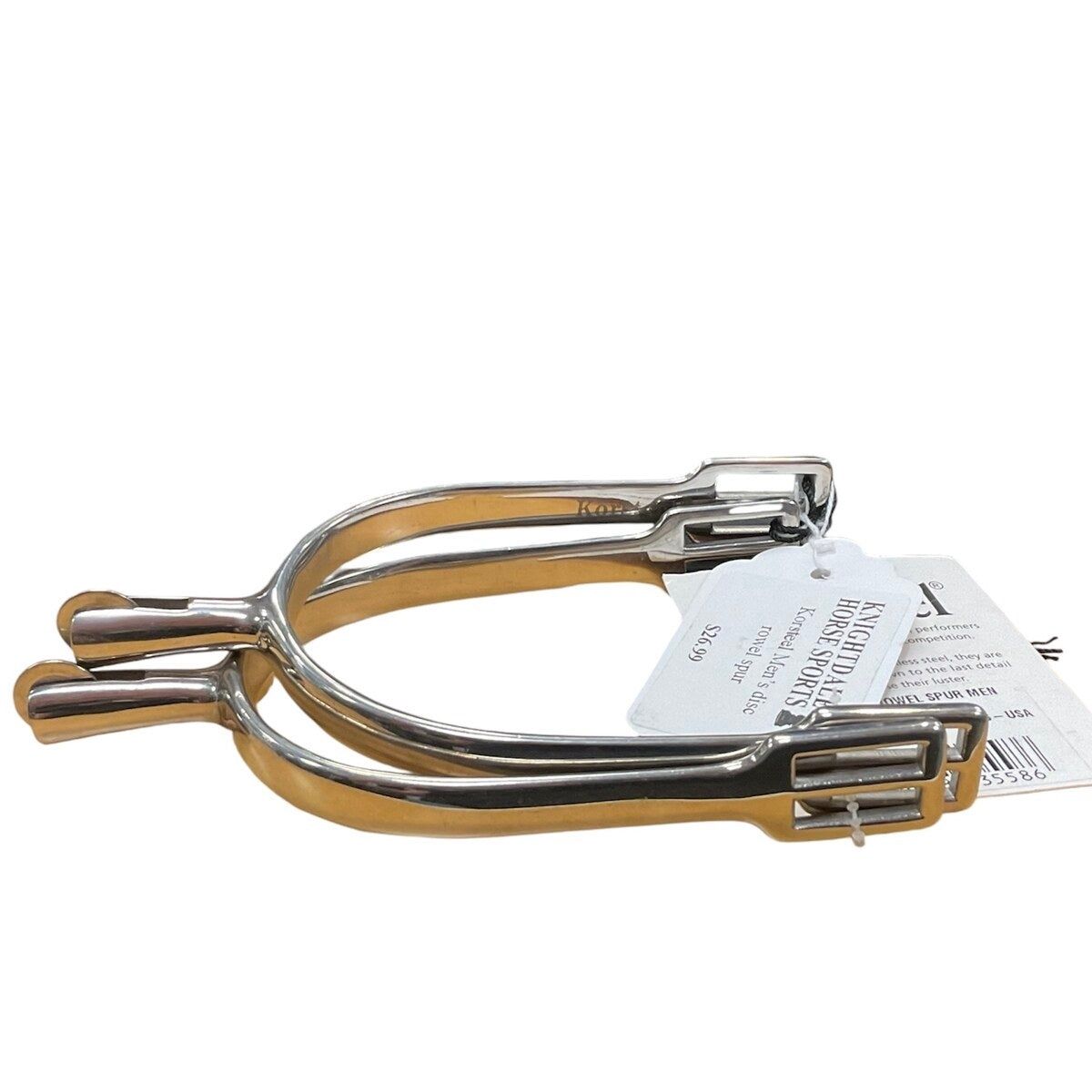 Korsteel Men's disc rowel spurs