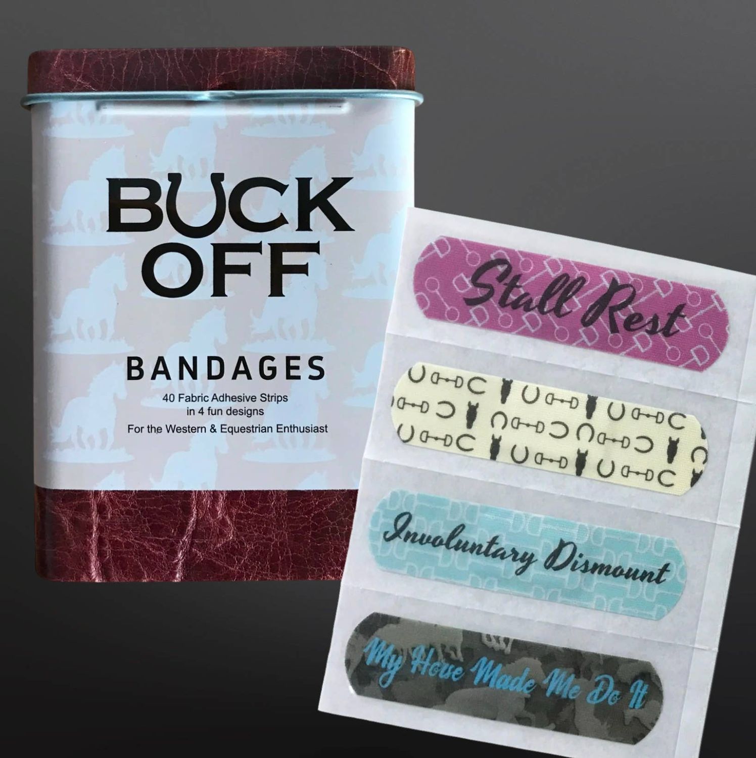 Fabric Bandages in Tin Box