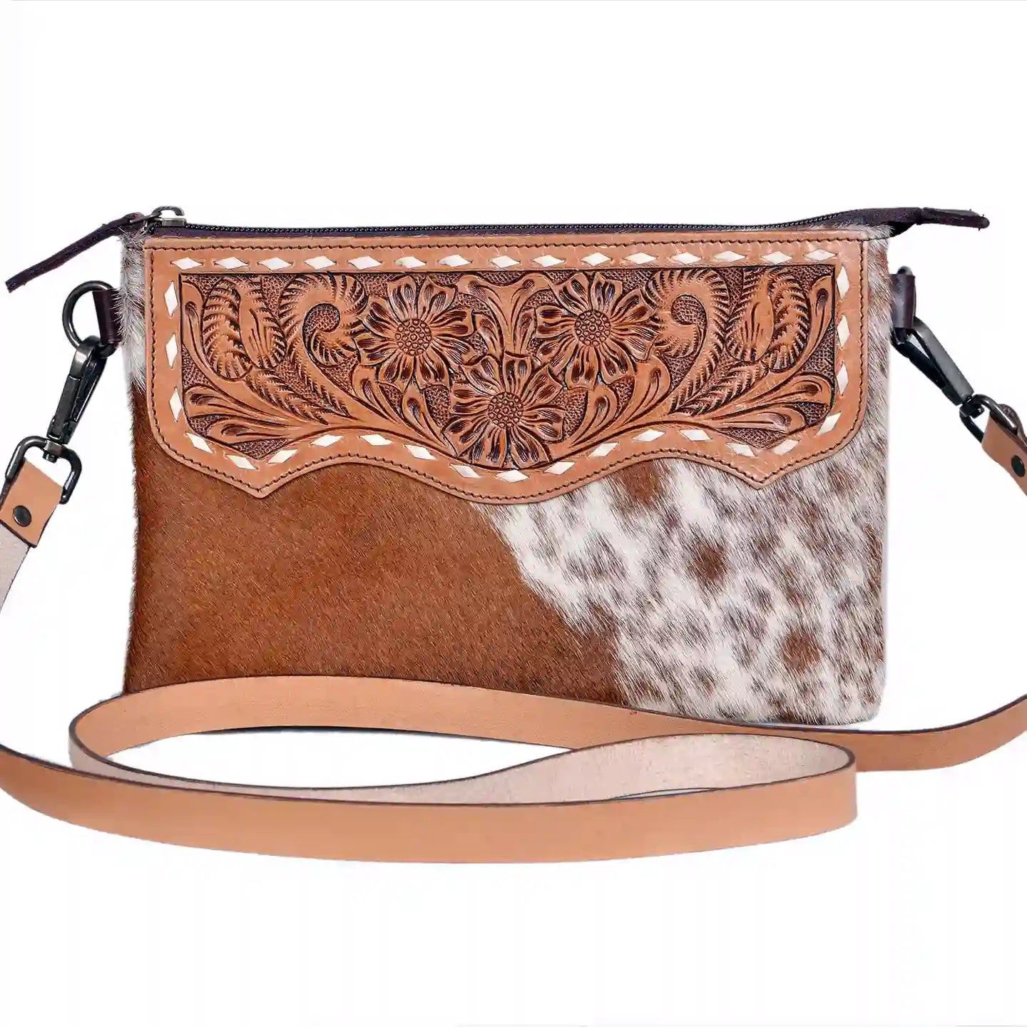 Western Cowhide Crossbody