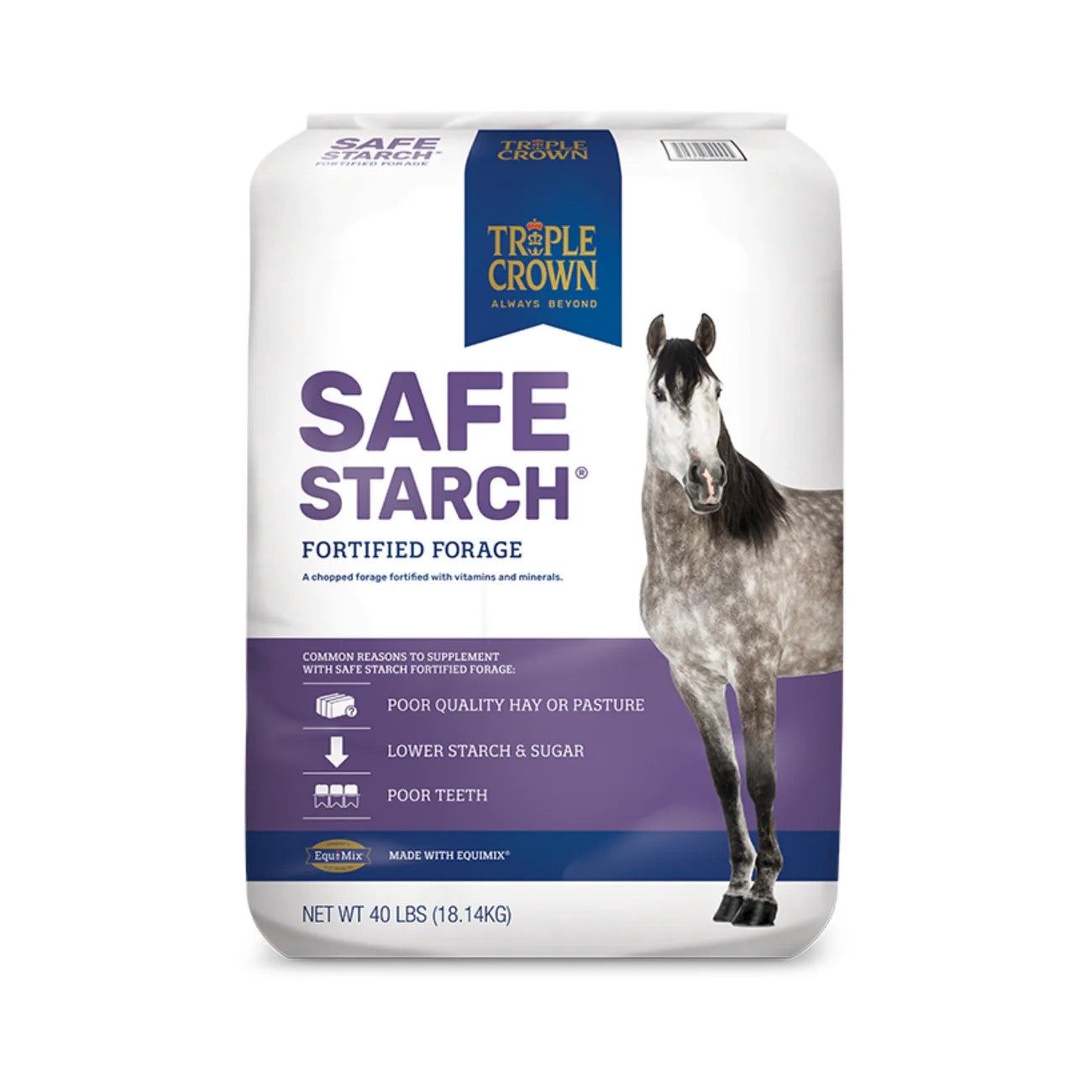 Safe Starch® Fortified Forage Bag Hay