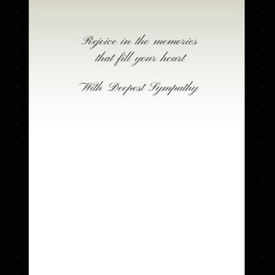 Sympathy Greeting Card - Thinking of You