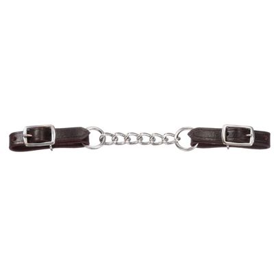 RK Leather Curb Strap w/ Single Chain